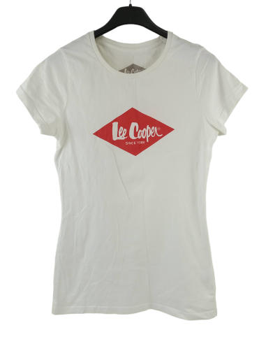 T-shirt damski LEE COOPER S Biały