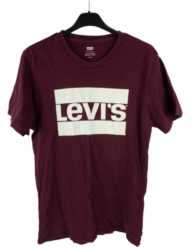 TXT_T-SHIRT_MĘSKI_LEVI STRAUSS_M_BRĄZOWY