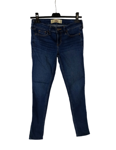 SPODNIE DAMSKIE JEANS | GRANATOWE |...