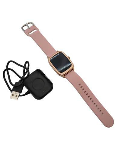 Smartwatch damski złoto różowy BT 5