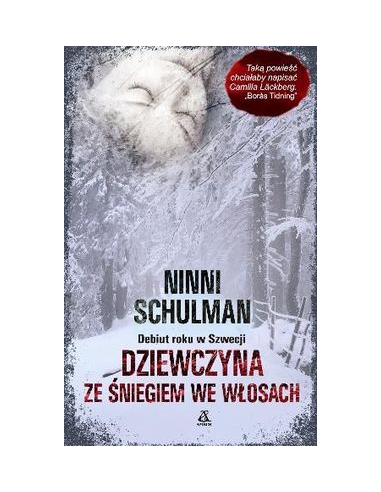 Dziewczyna ze śniegiem we włosach....