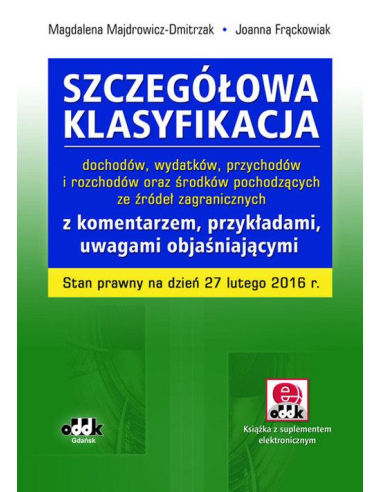 Szczegółowa klasyfikacja dochodów,...