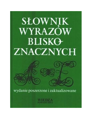 Slownik wyrazow bliskoznacznych Praca...