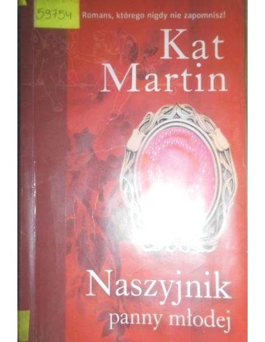 Naszyjnik panny młodej Kat Martin