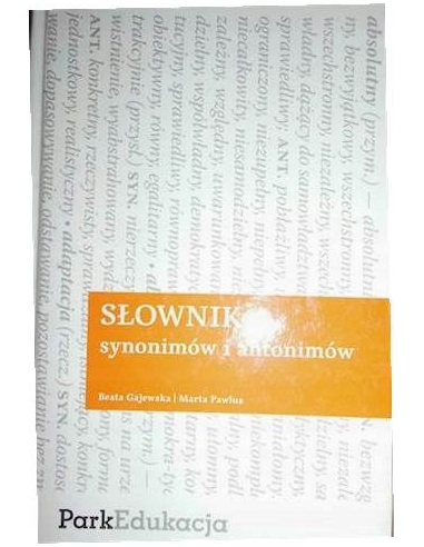 Słownik synonimów i antonimów Beata...