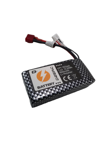 DEERC Bateria 7,4V 1200 mAh DE43 DO...