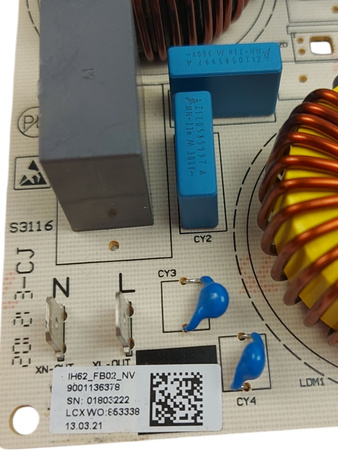 MODUŁ ZASILACZA 9001136378 11009108 INDUKCJI BOSCH