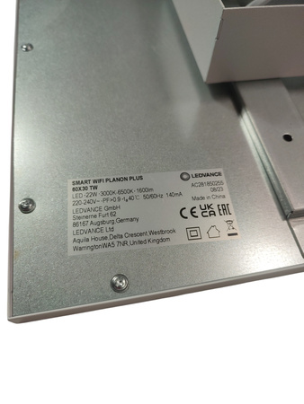 Lampa sufitowa Plafon LED Planon Plus 60x30 TW 2300lm 22W Ledvance