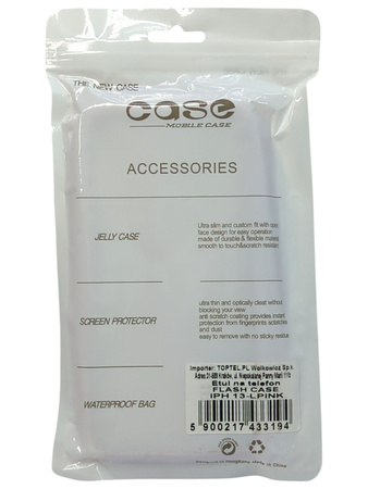 Flash Case jasnoróżowe etui ochronne do iPhone 13