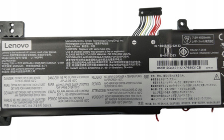 Bateria do laptopa Lenovo L17M2PF0 żywotność 77%, cykli 343