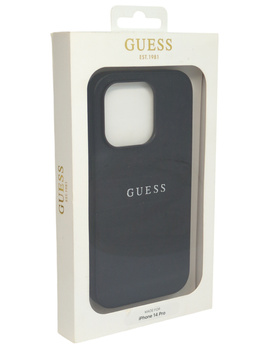 Oryginalne etui Plecki do Iphone 14 PRO CASE GUESS czarny