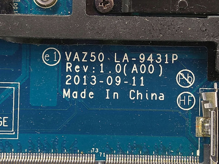 Płyta główna laptopa Dell VAZ50 LA-9431P