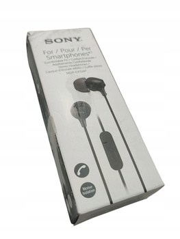 Słuchawki dokanałowe SONY MDR-EX15LP Czarny