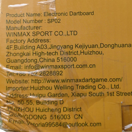 Elektroniczna tarcza do darta Gra Winmax Electronic Dartboard rzutki