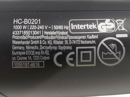 Suszarko-lokówka SwitchON HC-B0102 1000 W Czarny