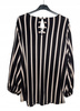 Bluzka damska ADRIANNA PAPELLI L Czarna w paski
