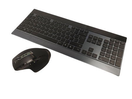 Zestaw klawiatura + mysz bezprzewodowe Rapoo 9900M Czarny QWERTZ
