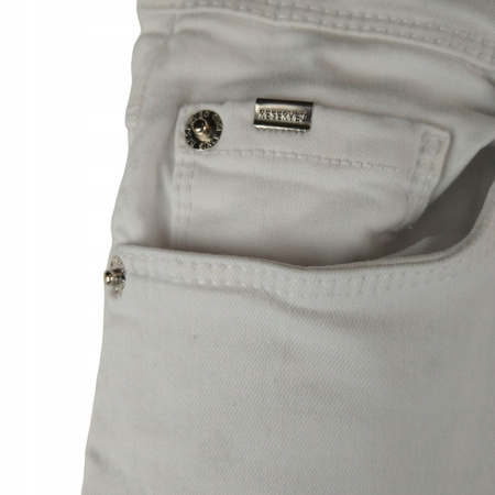 SPODNIE DAMSKIE RESERVED BIAŁE ROZMIAR 40