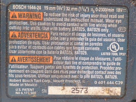 PIŁA SZABLASTA ELEKTRYCZNA BOSCH 18 VOLT SERIES