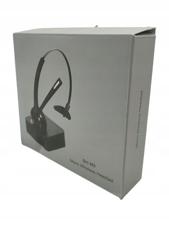 SŁUCHAWKA Z MIKROFONEM MONO WIRELESS HEADSET BH-M9