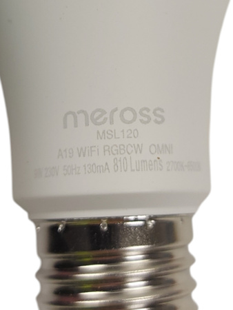 Meross Smart żarówka LED Wi-Fi MSL120 4 sztuki
