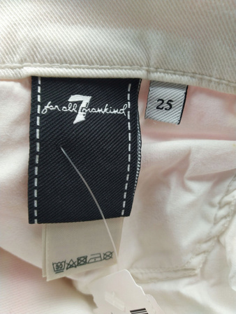 Spodnie damskie jeans Pudrowe 7 FOR ALL MANKIND ROZ.25