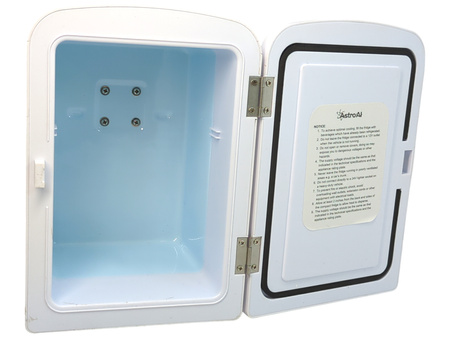Lodówka turystyczna AstroAi Mini Fridge 4 litry Biała (LY0204A)