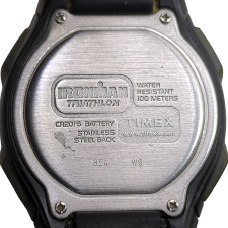 Zegarek męski cyfrowy Timex Ironman 39mm na czarnym gumowym pasku