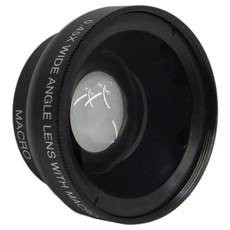 Obiektyw Apexel APL-0.45WM 2w1 szerokokątny makro klips