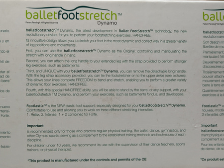 Rozciągacz do stóp dla tancerzy baletowych Ballet Foot Stretch Dynamo