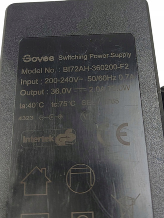 Zasilacz GOVEE BI72AH-360200-F2