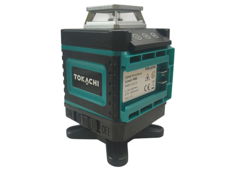Laser krzyżowy Tokachi LineX PRO 45 m 16 linii statyw okulary etui