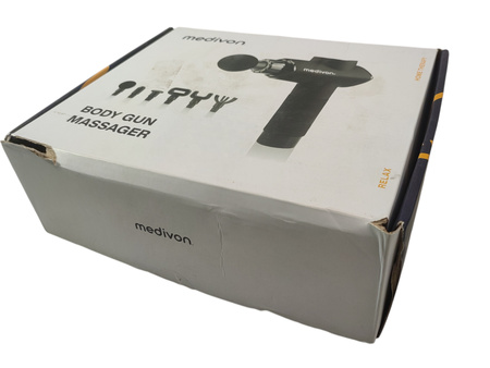 Pistolet do Masażu Masażer Ciała szyi Gun Pro X Medivon ZESTAW - 6 końcówek