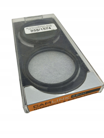 Filtry UV i polaryzacyjne kołowe Camlink 58 mm
