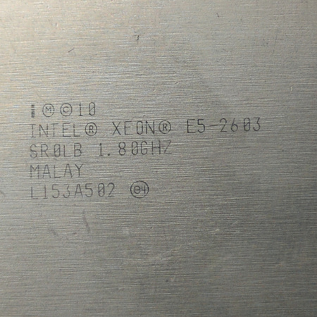 Procesor Intel Xeon E5-2603 4 rdzenie 1,8 GHz 10 MB Cache LGA2011