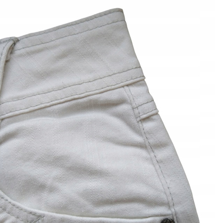 Spódnica jeans Biała ROZ.S OFELIA