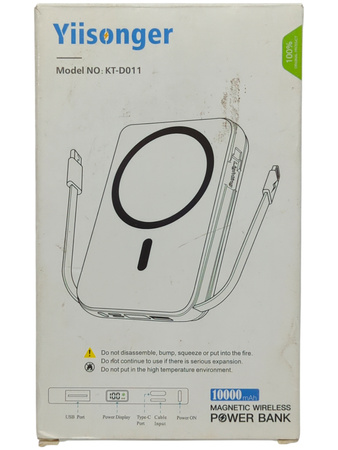 Powerbank Yiisonger KT-D011 10000 mAh magnetyczny szybkie ładowanie