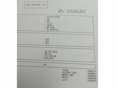 Urządzenie wielofunkcyjne Brother DCP-J1050DW Przebieg 20 stron