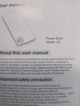 Powerbank Wolters Kluwer X8 10000 mah