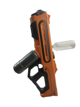 Elefun Elektryczny pistolet na wodę duży 350ml pomarańczowy