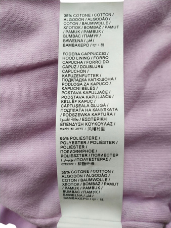 Kurtka dziecięca BLUKIDS Rozmiar 80cm FIOLETOWA