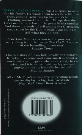 KSIĄŻKA THE LAST DON MARIO PUZO