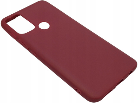 Nakładka plecki case matowy TPU do Motorola Moto G50 Burgundowa