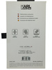 Plecki Karl Lagerfeld do Apple iPhone 14 Pro Max Silicone czarny