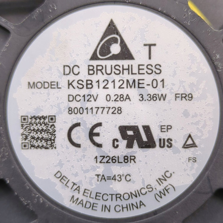 WENTYLATOR CHŁODZĄCY LODÓWKI KSB1212ME-01 8001239947 BOSCH 12041535