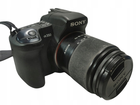 Aparat fotograficzny Sony Alpha DSLR-A350 2x OBIEKTYW 2x BATERIA Z ŁADOWARK