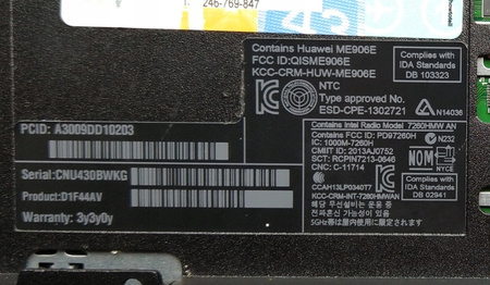 Płyta główna laptopa HP 840 G1 i5-4300U