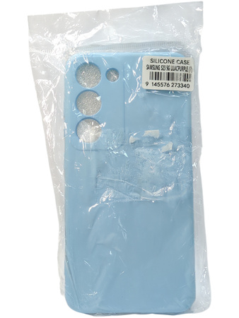 Etui Plecki do Samsung Galaxy s23 5G Silicone Case błękitne