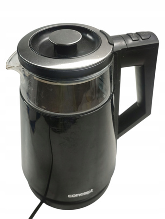 Czajnik elektryczny Concept RK4170 1700 W 1.7 L Czarny