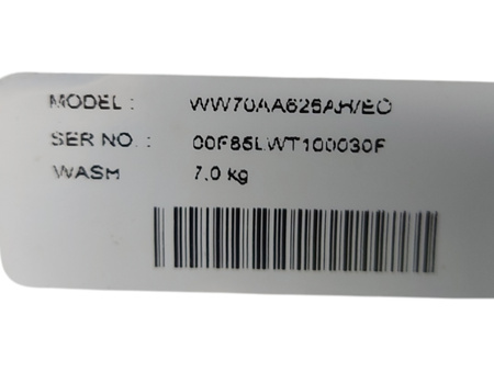 Pralka SAMSUNG WW70AA626AH AddWash 7kg 1200 obr./min